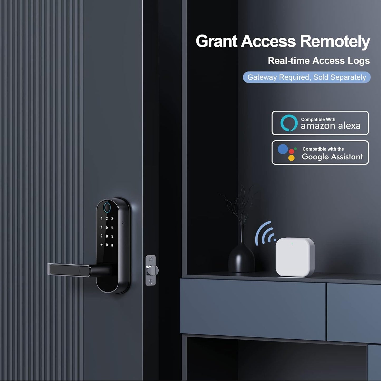 Urkey Smart Lock, Keyless Entry Door Lock, Smart Door Lock, Smart Lock for Front Door, Door Lock with Keypad, Fingerprint Door Lock, Biometric Door Lock, Digital Door Lock