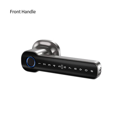 Ttlock Outdoor Waterproof Black Tuya Smart Lock for Aluminum or Steel Door